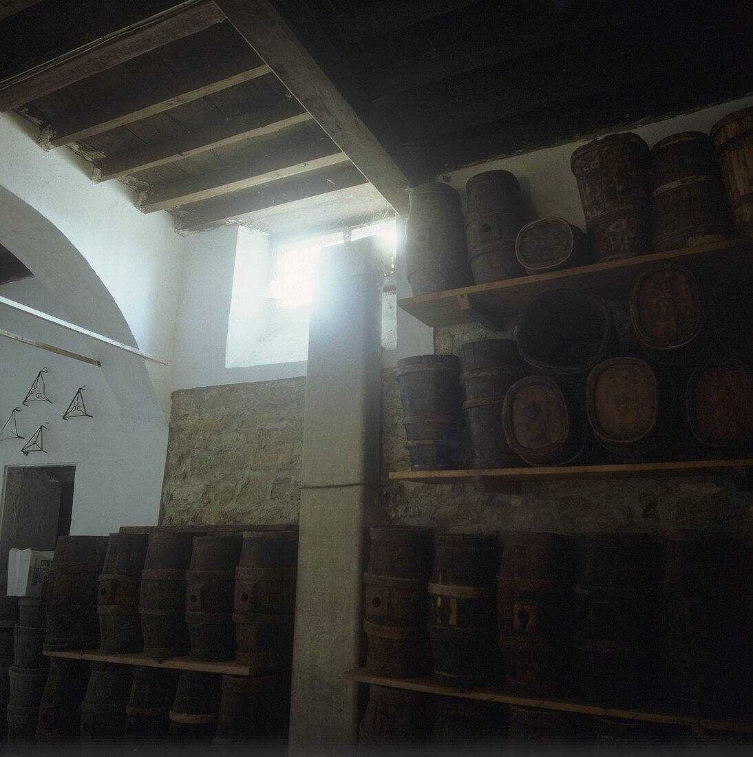 Barrels of Vin Santo, Fattoria Selvapiana, Rufina, Tuscany