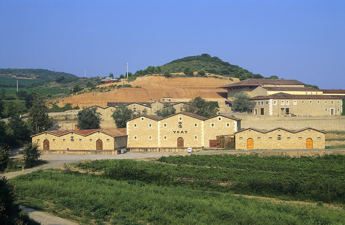 Die Bodegas Marqués de Murrieta, Logroño, Rioja, Spanien