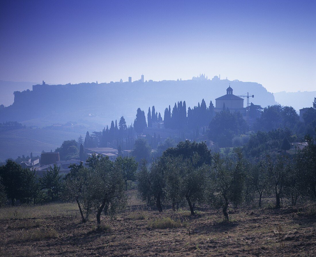 Early morning over Orvieto, Umbria, Italy