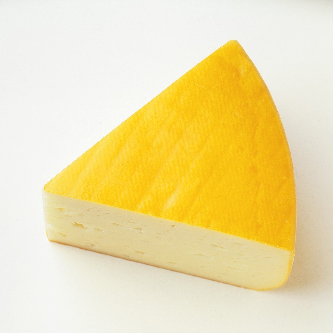 A piece of Moosbacher (semi-hard cheese, Austria)