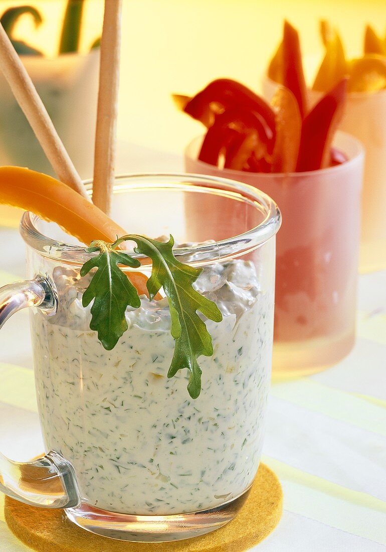 Mascarpone-Rucola-Dip