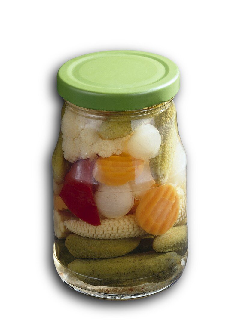 Mixed Pickles im Glas