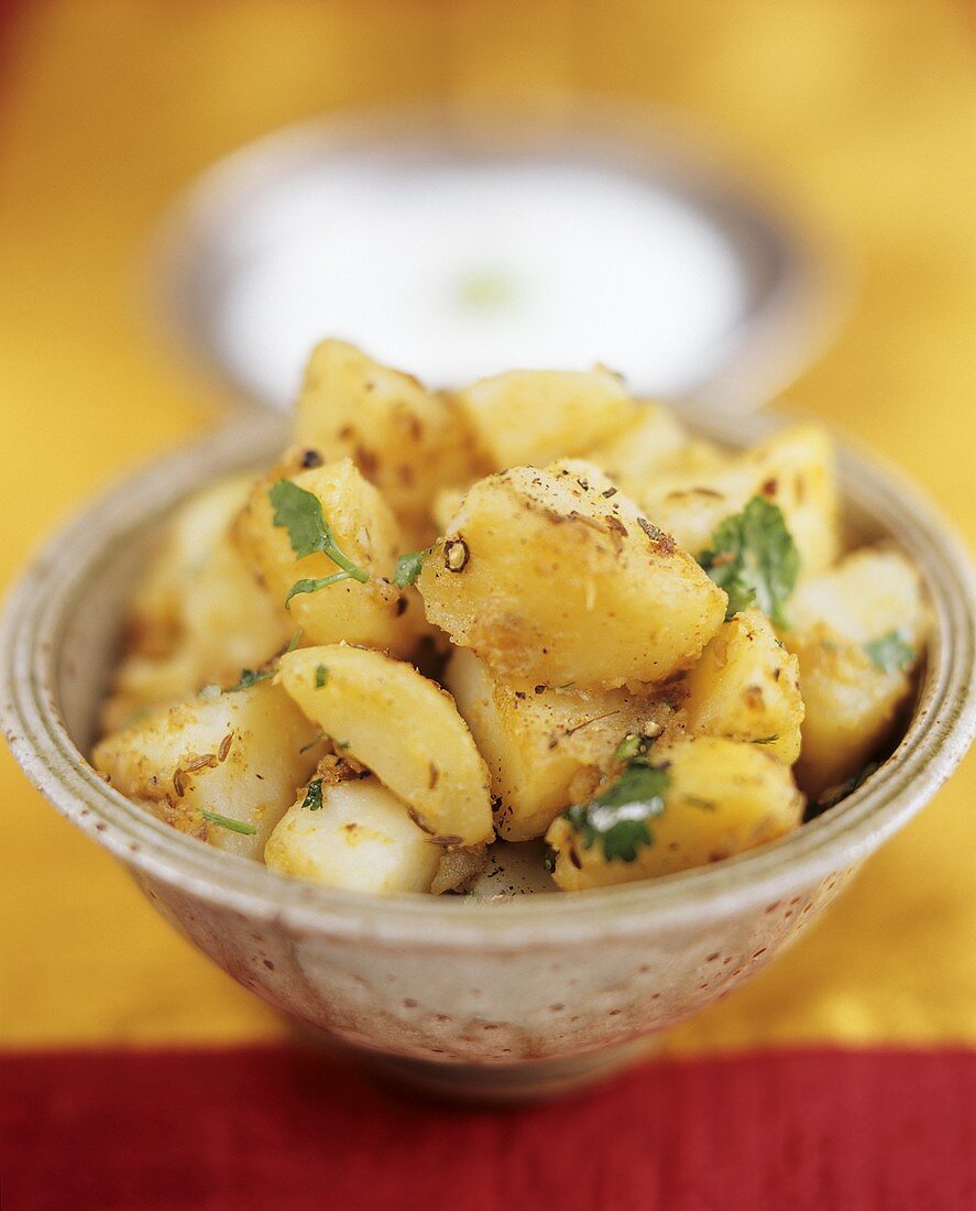 Potatoes with cumin and coriander