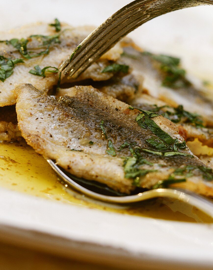 Sarde in olio (marinated sardines in olive oil & parsley)