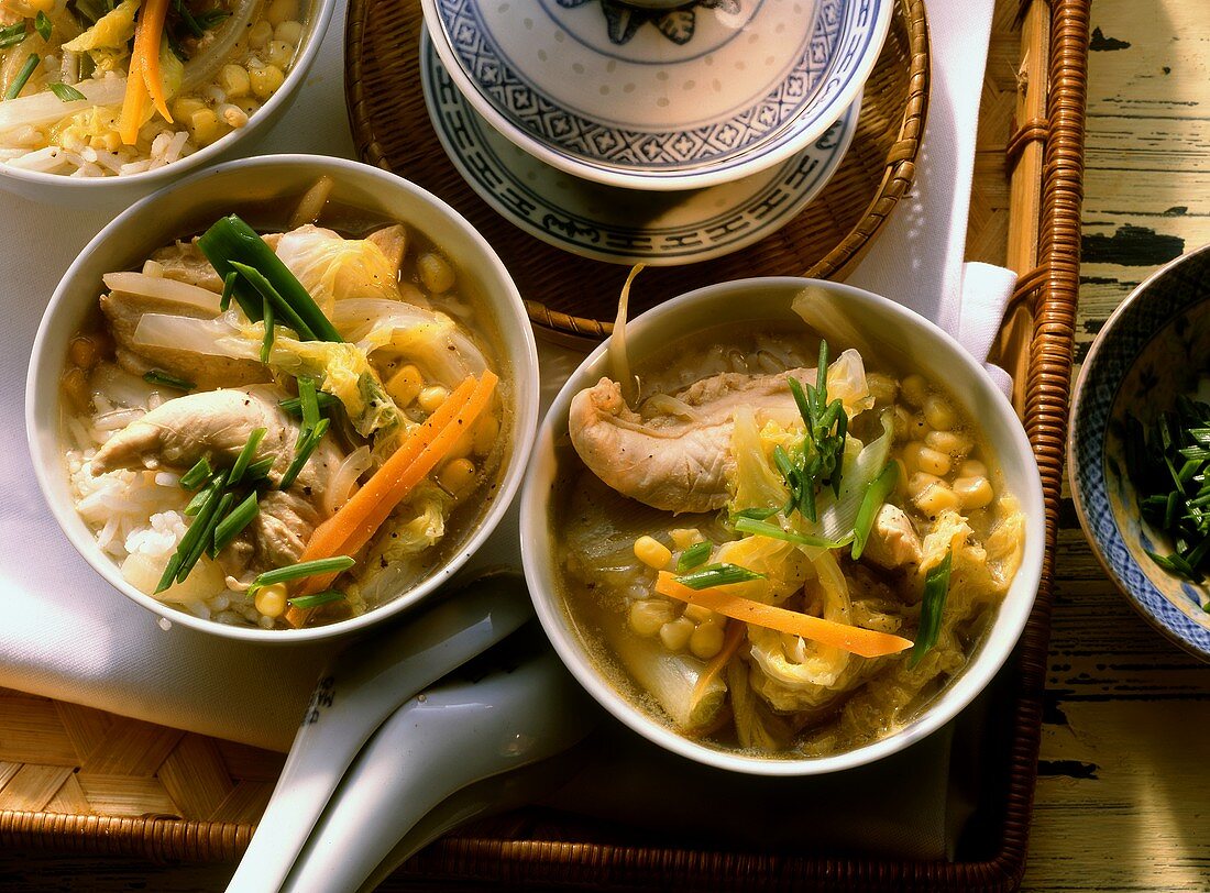 Vegetable stew with chicken breast fillet