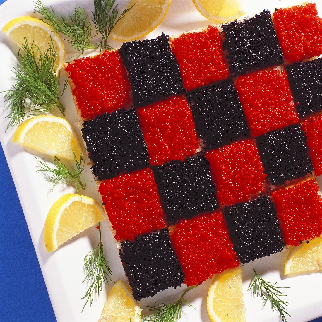 Caviar in the Shape of a Checkerboard