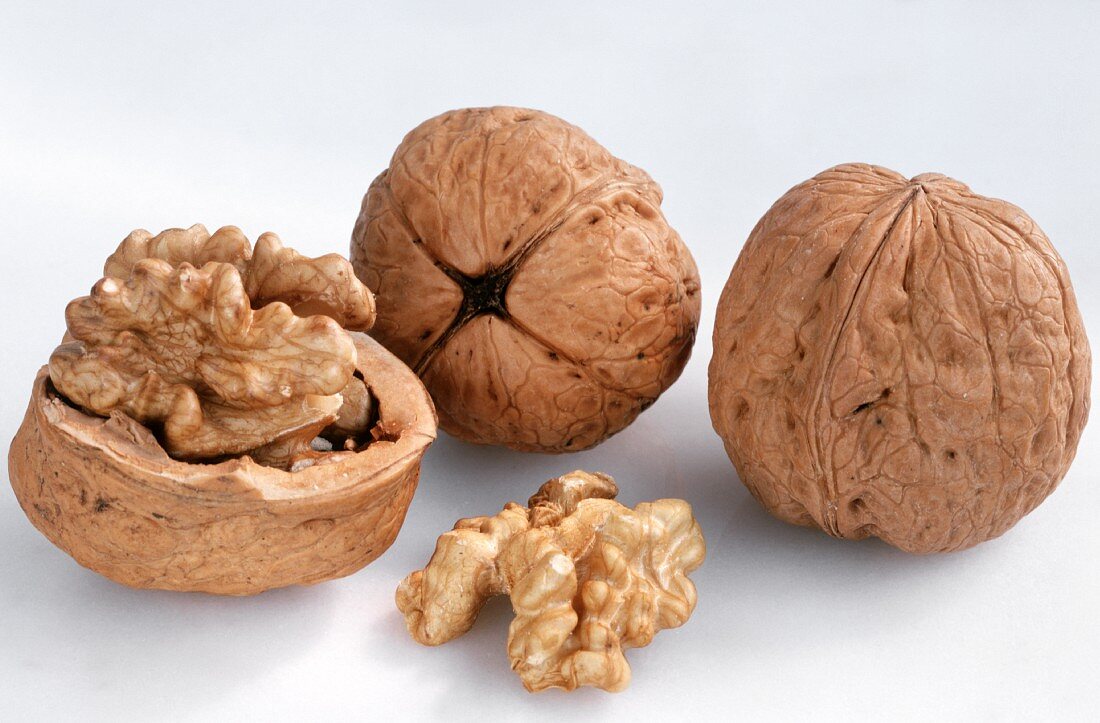 Walnuts in the Shell and out