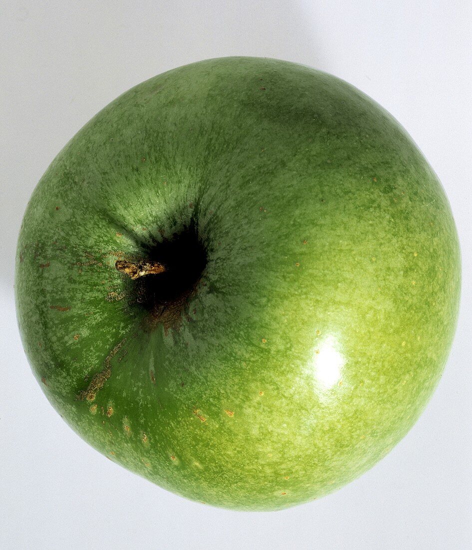 A Single Granny Smith Apple