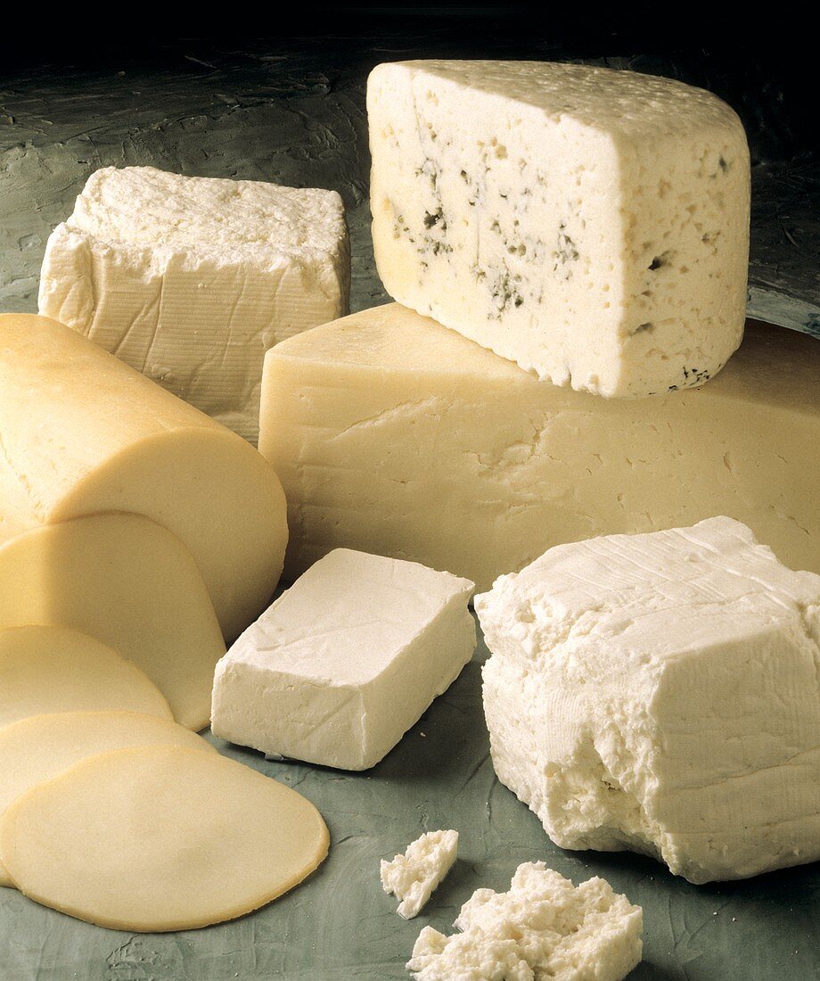 Various Types of Cheeses