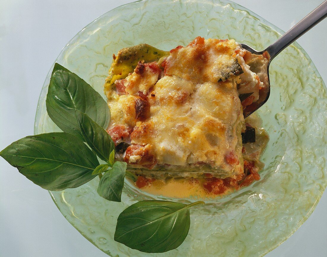 Lasagne vegetariane (vegetable lasagne), Emilia-Romagna, Italy