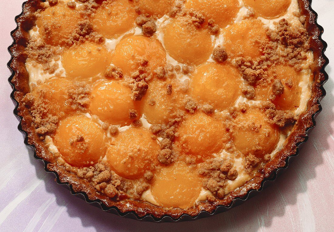 Apricot tart with quark