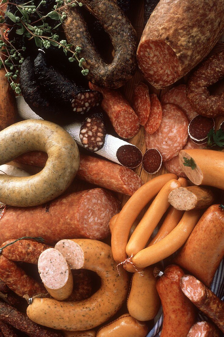 Several Types of Sausages