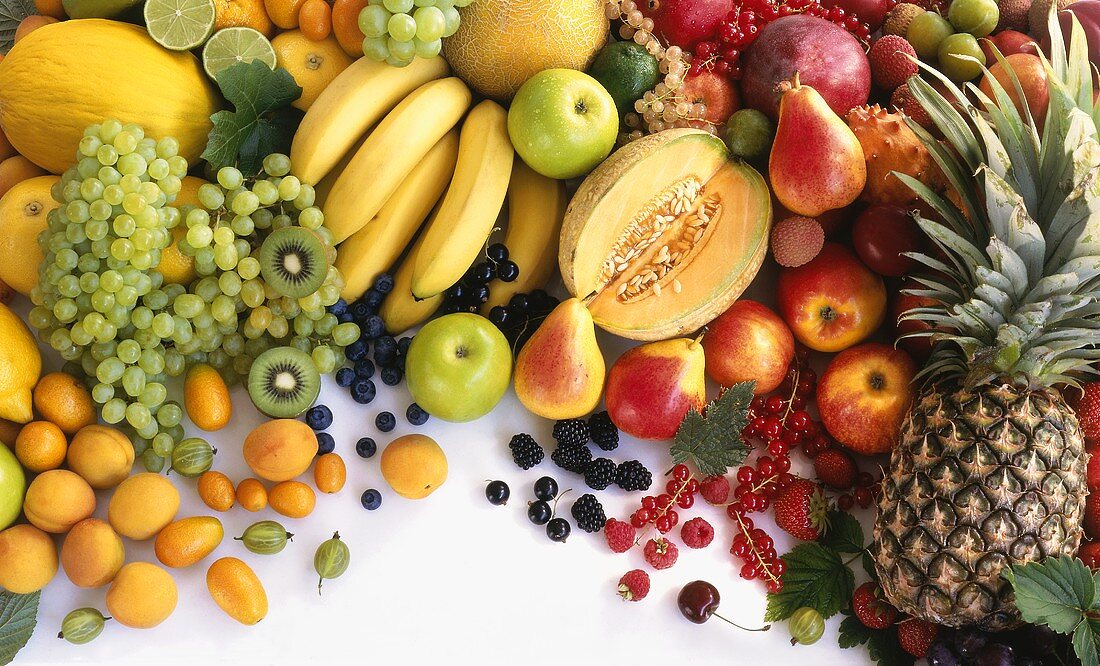 Verschiedene Obstsorten & exotische Früchte