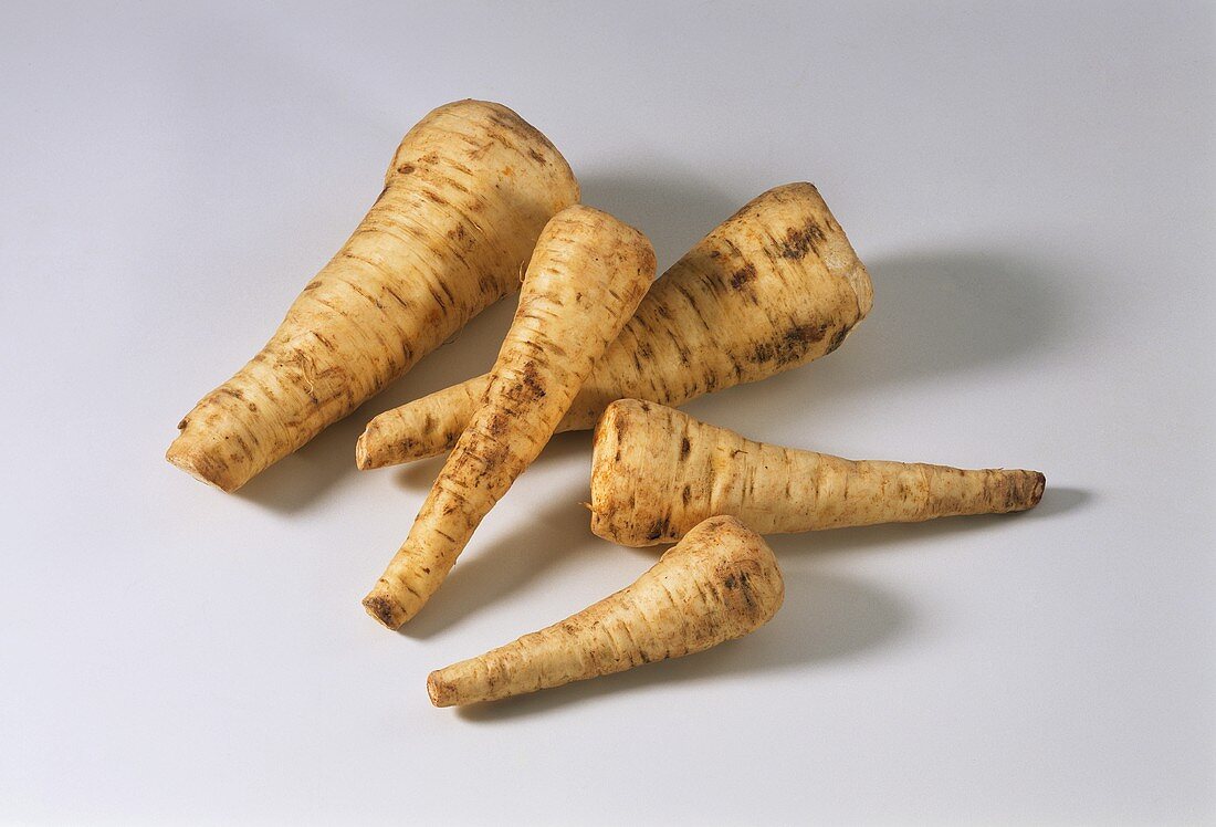 Five parsnips