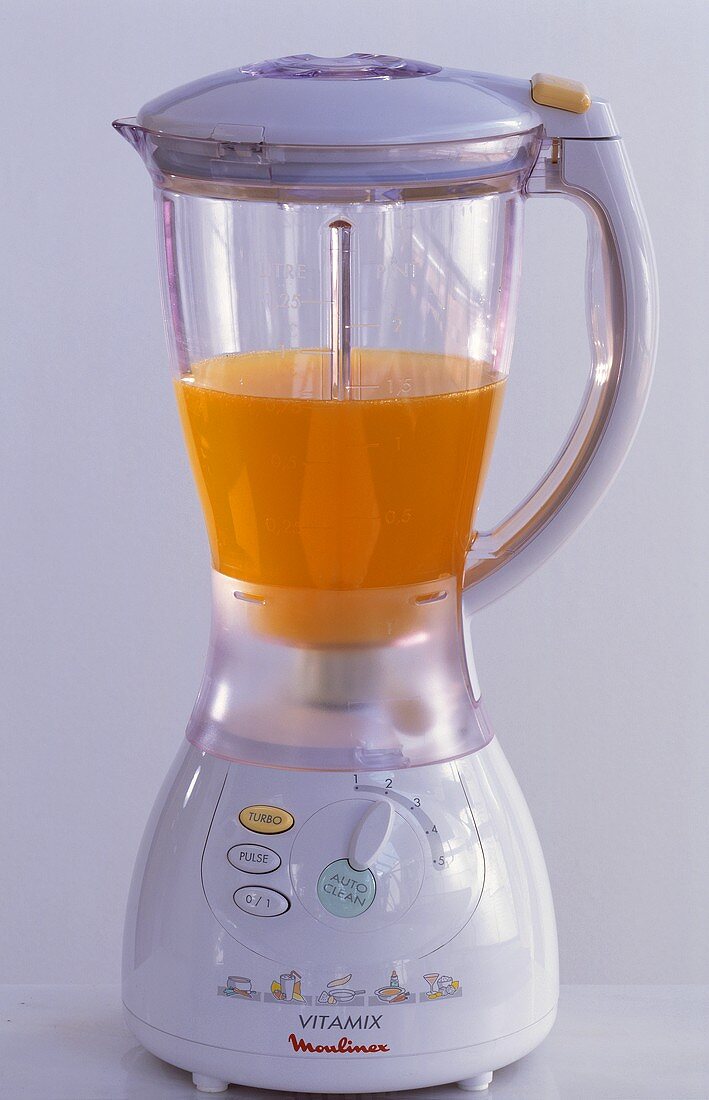 Mixer (Vitamix by Moulinex) with juice