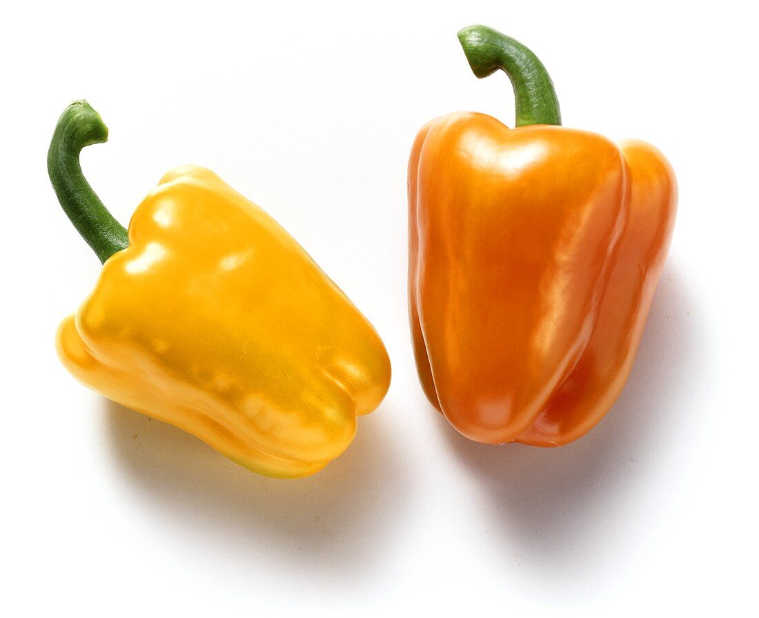 Yellow and orange pepper