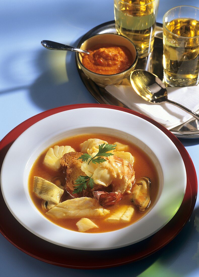 Bouillabaisse (französischer Fischeintopf)