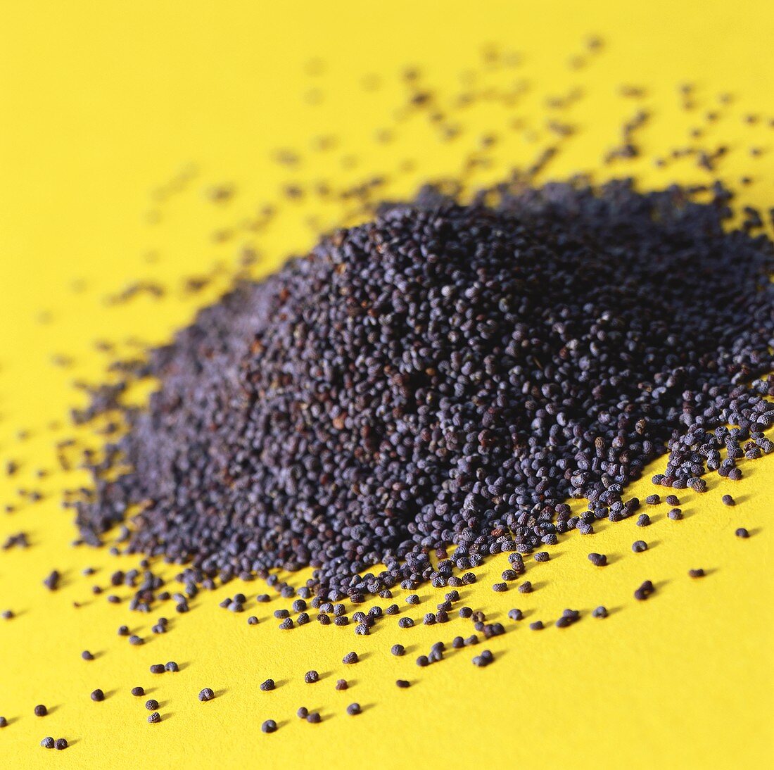 A heap of poppy seeds 