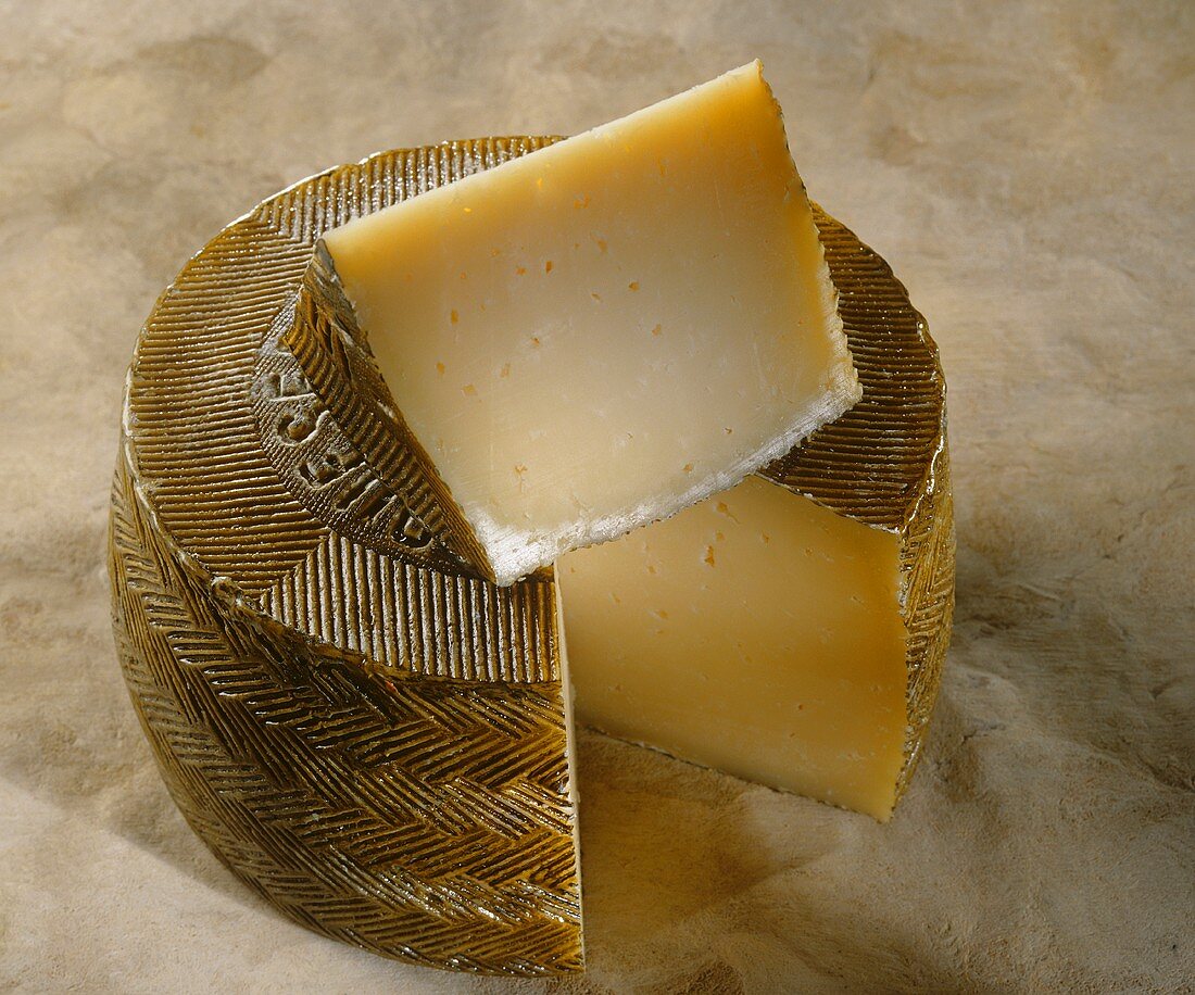 Manchego, a Spanish hard cheese