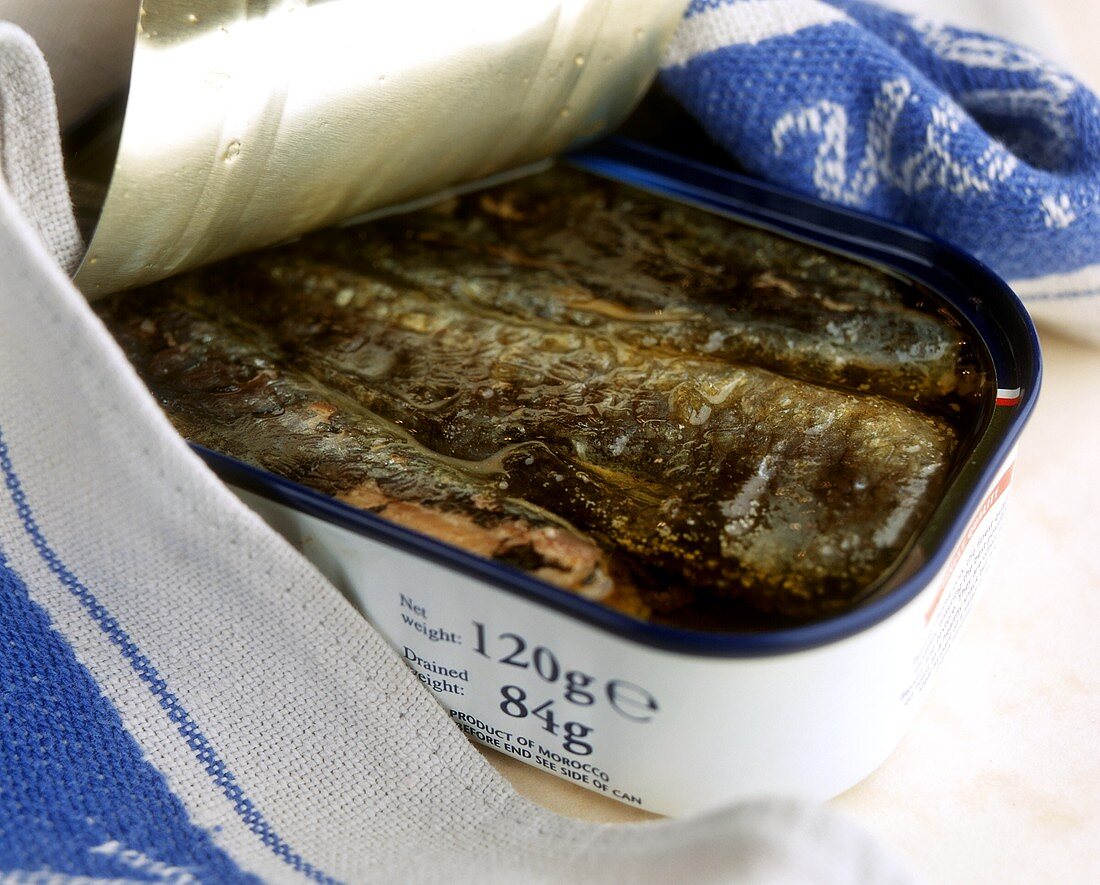 Sardines in a tin