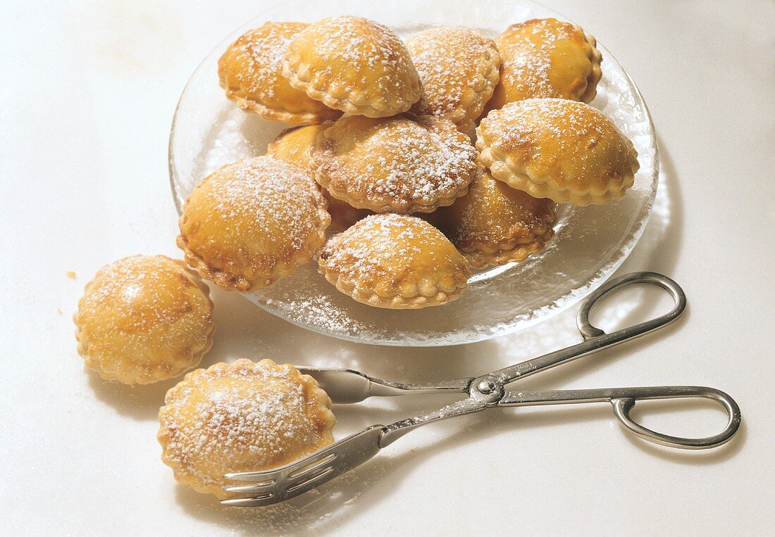 Pardulas (soft cheese tarts), Sardinia, Italy