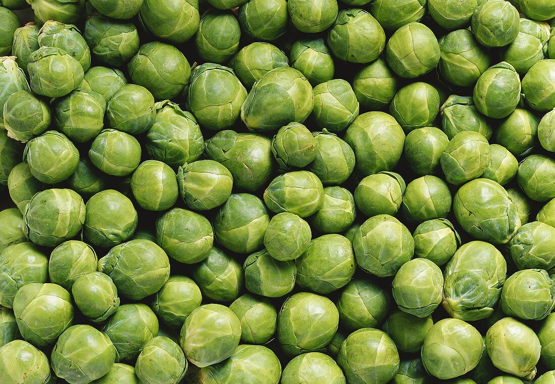 Brussels sprouts (filling the picture)