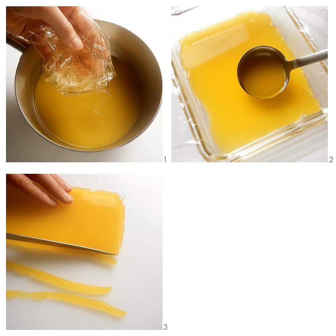 Making orange jelly