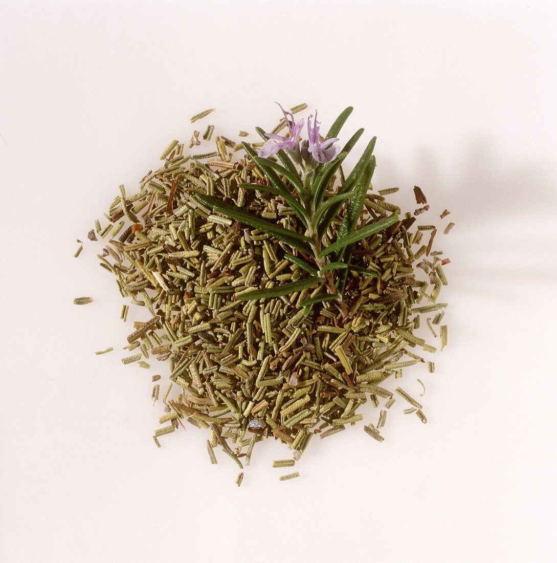 Rosemary, fresh and dried