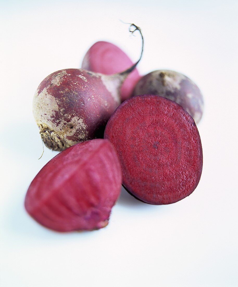 Beetroot, halved and peeled