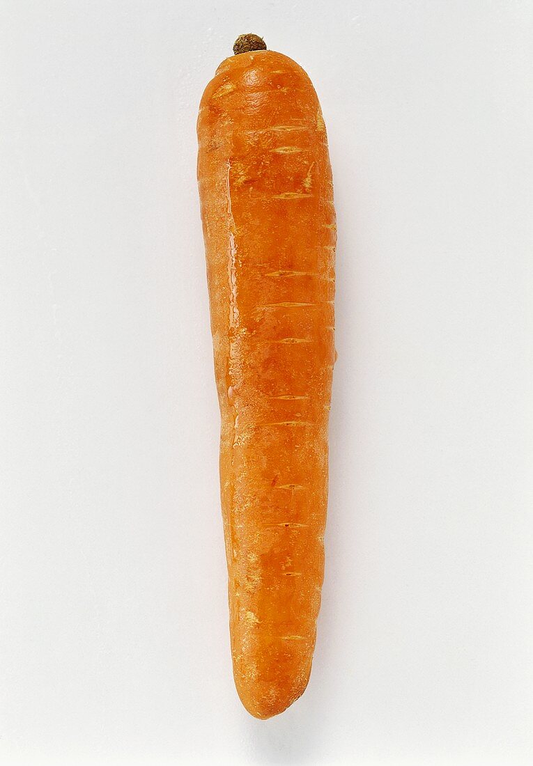 A carrot on white background