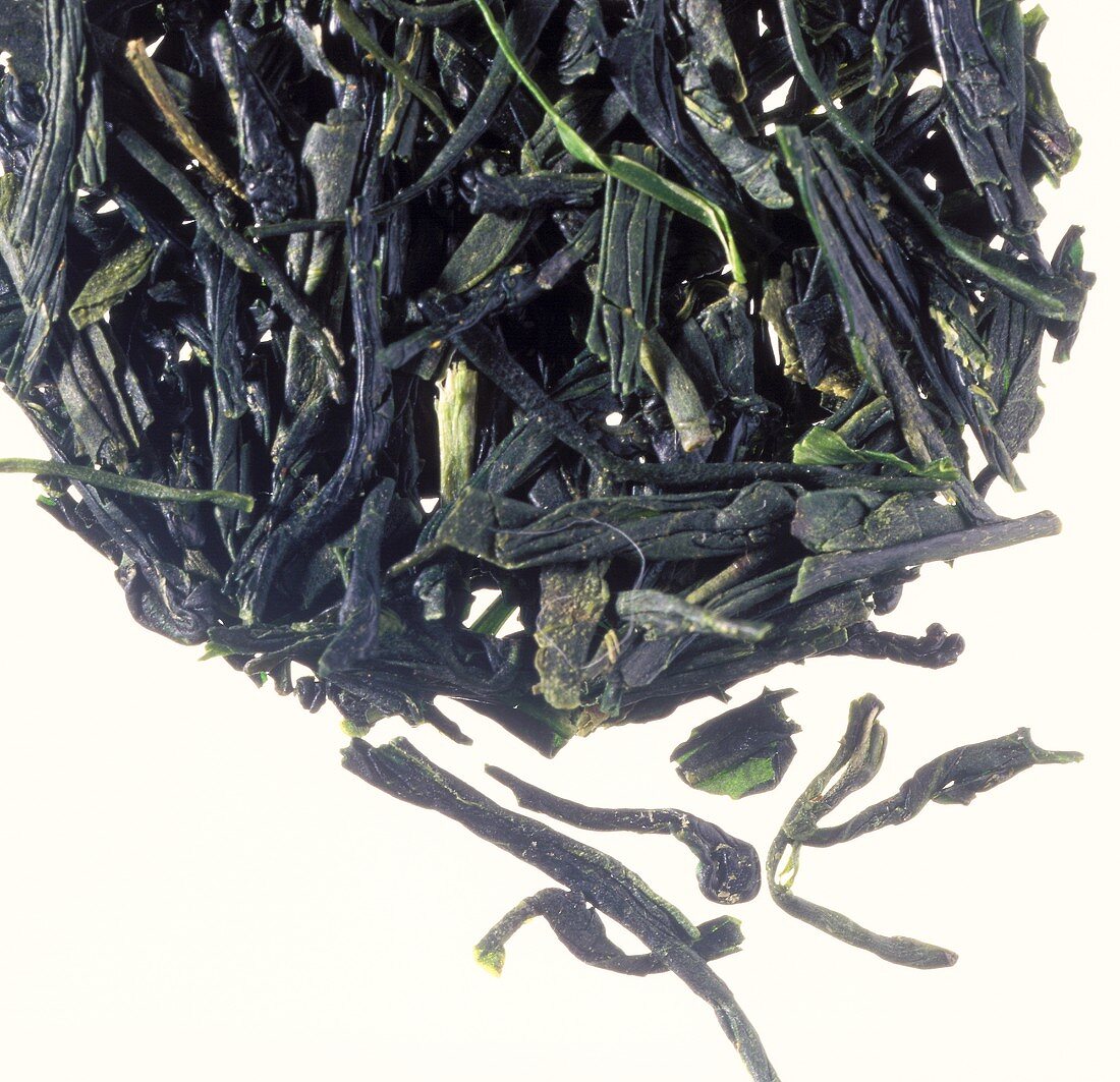 Gyokuro-Teeblätter