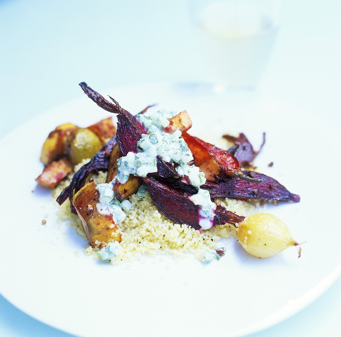Couscous with roasted vegetables