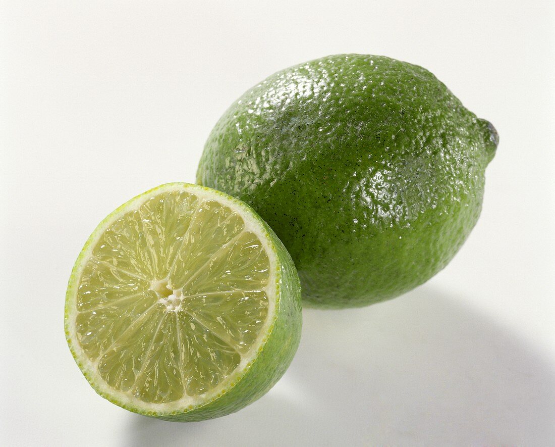 Lime and half a lime