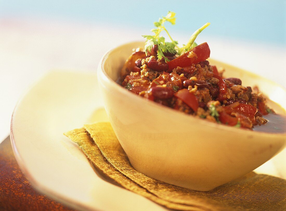 Chili con carne from the wok