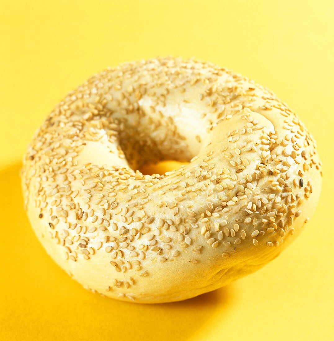 Bagel with sesame