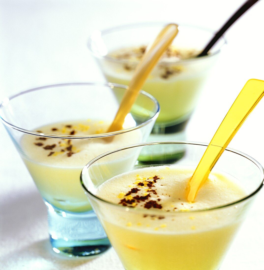 Zabaione (light wine dessert), Piedmont, Italy