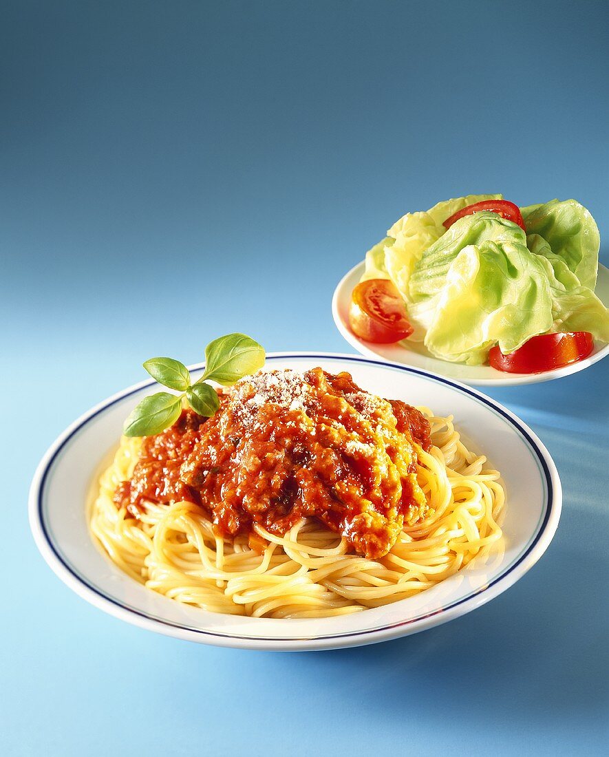 Spaghetti alla bolognese (Spaghetti with meat sauce)