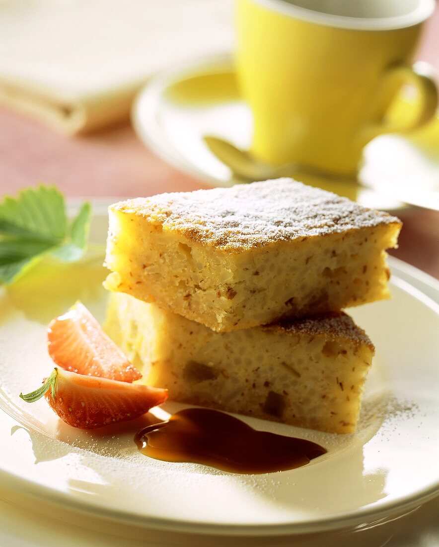 Torta di mandorle con caffè all'Alchermes (Mandel-Reiskuchen)