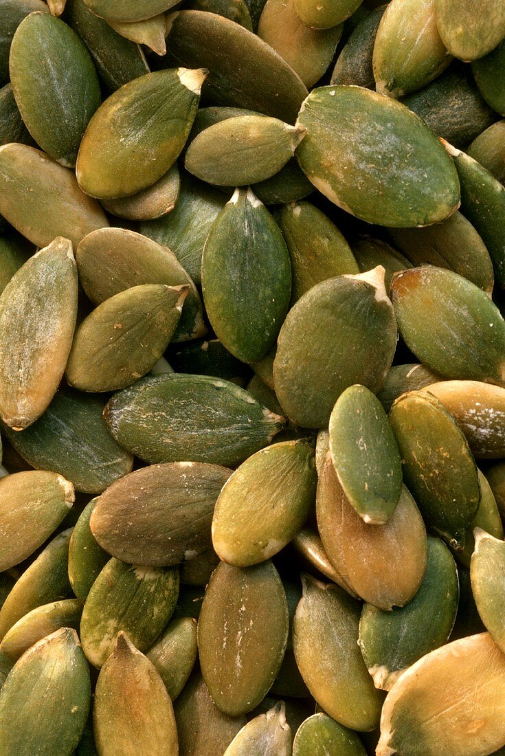 Pumpkin seeds (filling the picture)