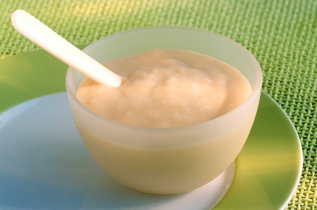 Tofu-Vanille-Creme im Schälchen