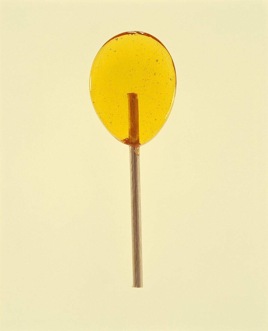Yellow lollipop