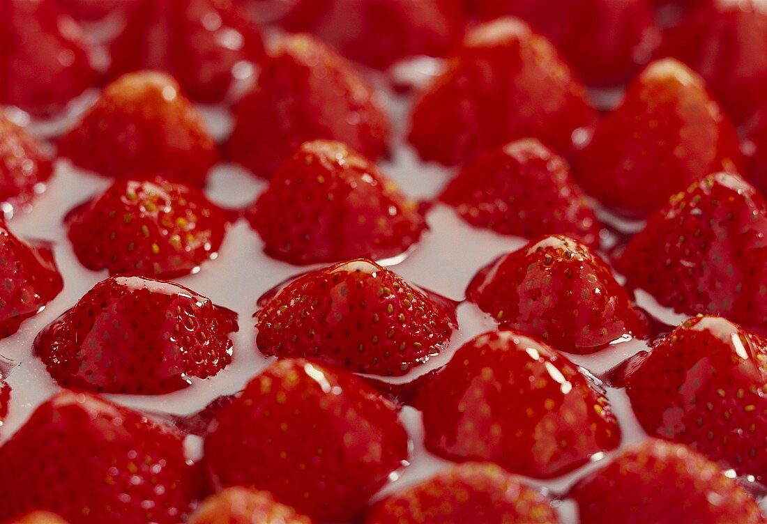 Strawberry dessert (close-up)