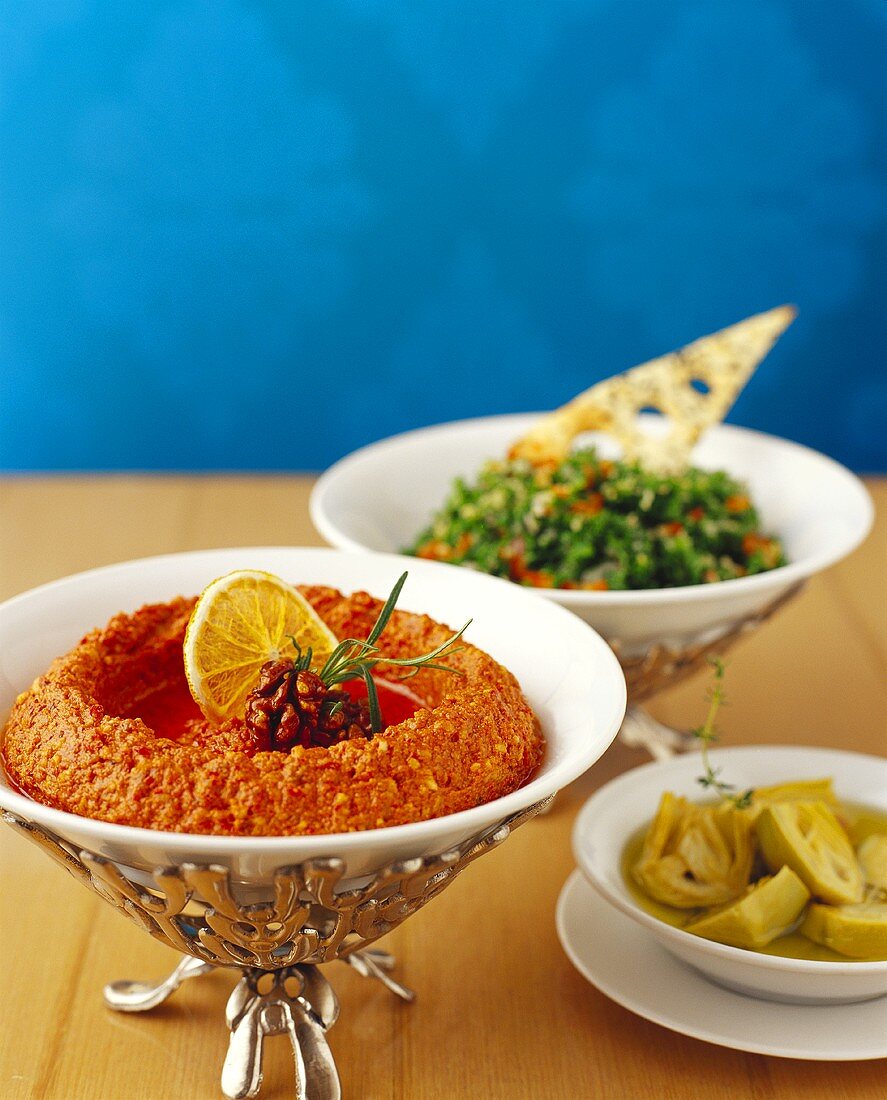 Muhamarra (Walnuss-Chili-Dip, Libanon)