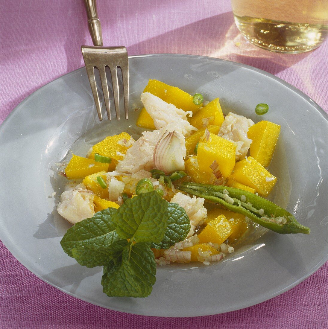 Sardina (fish and mango salad, India)