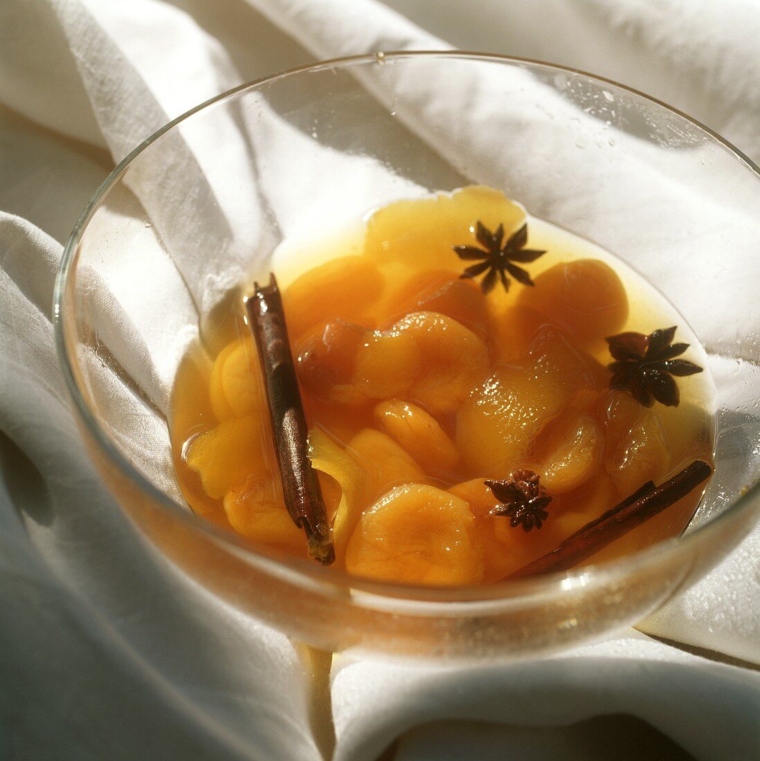 Bottled apricots