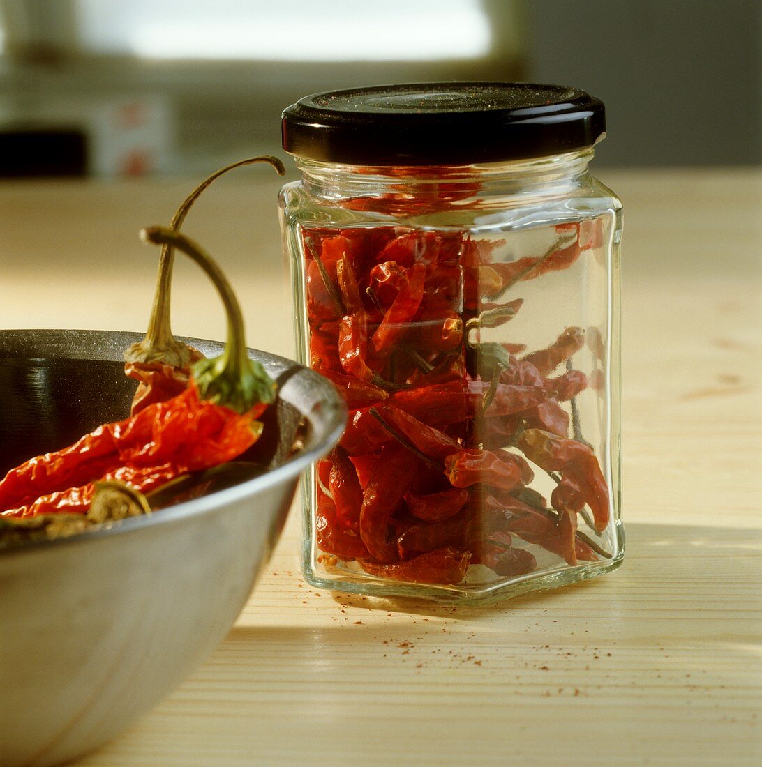 Dried chili peppers