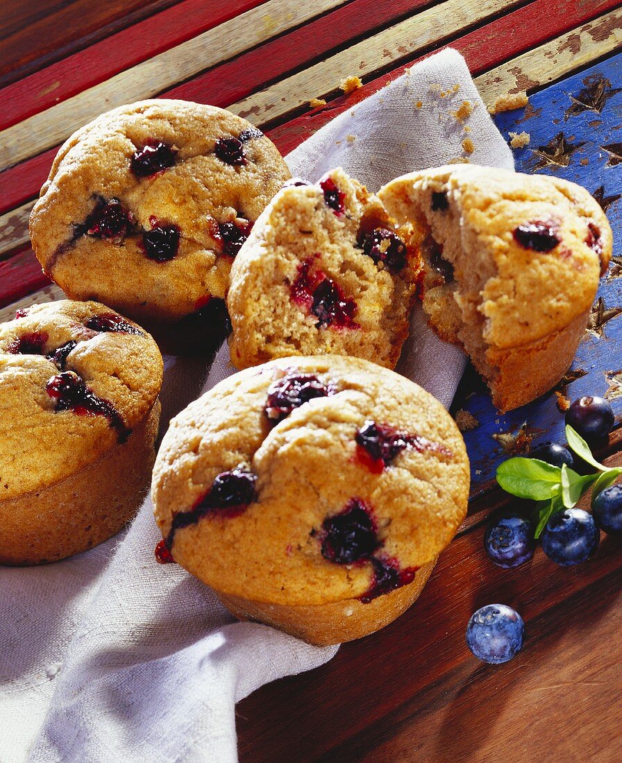 Blueberry muffins