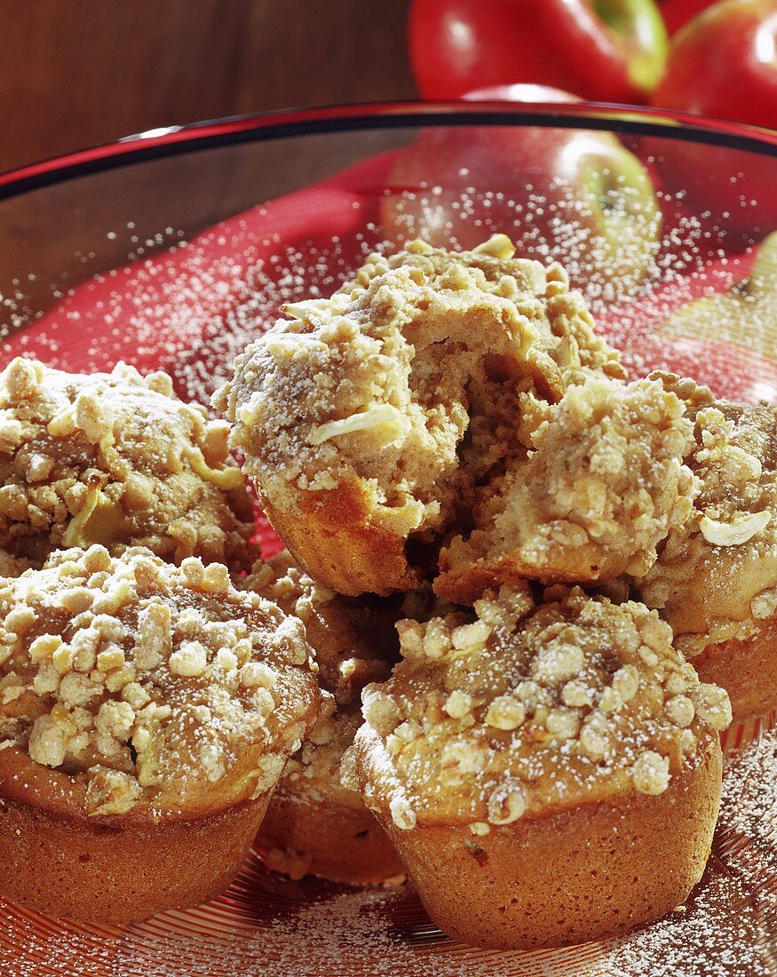 Apple crumble muffins