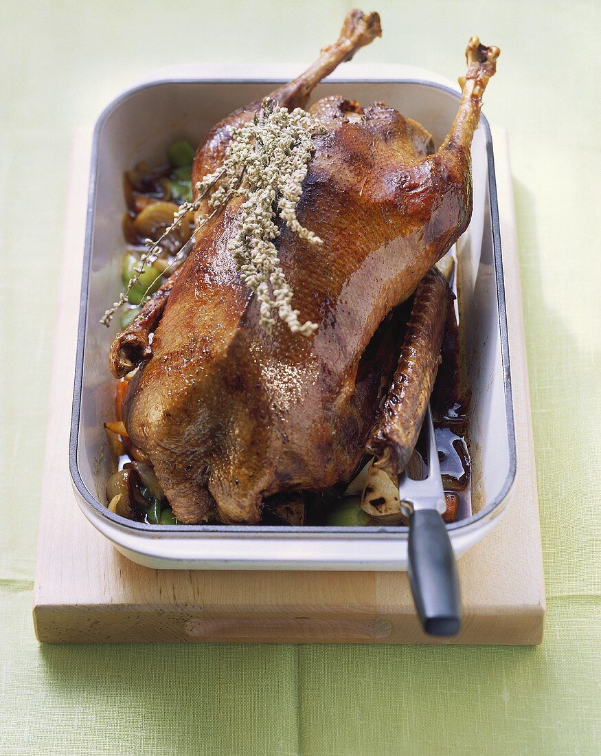 Classic roast goose