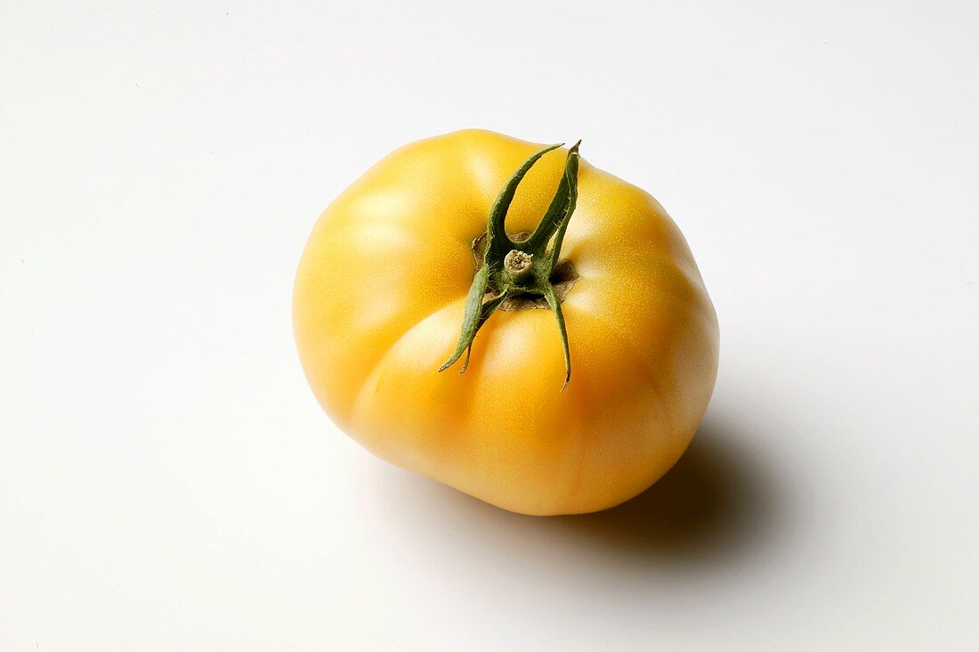 Gelbe Tomate der Sorte Liliens Yellow Heirloom